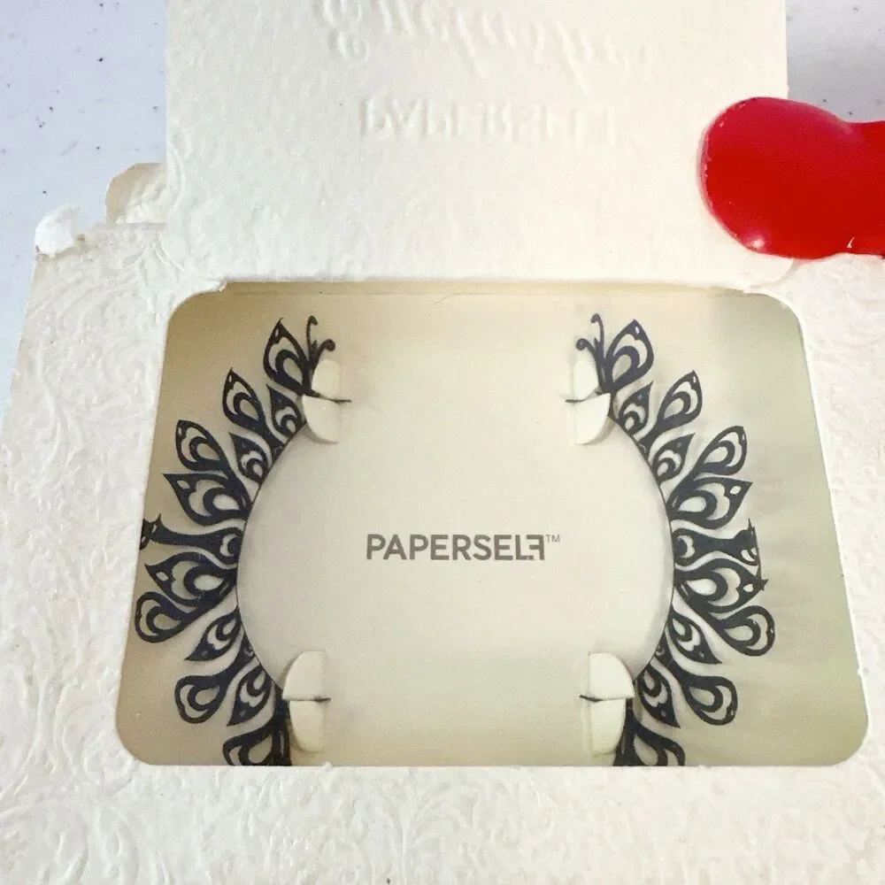 Paperself Eyelashes Peacock Design New In‎ Box Costume Makeup Art
